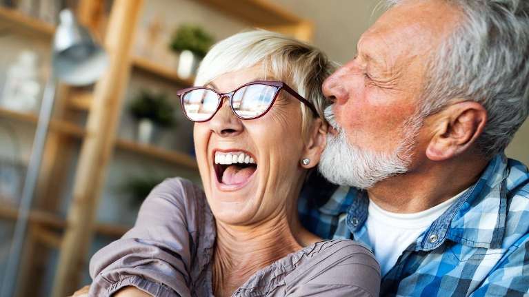 couple with dental implants in sourth morang